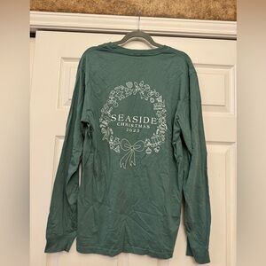 Green Seaside Style 30 A Christmas 2023 Long Sleeve Shirt new no tag
